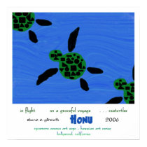 Honu (Seaturtle) posters