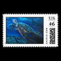 Honu with Friend stamps
