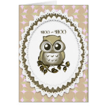 Hoo-Hoo Greeting Card