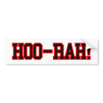 HOO RAH BUMPER STICKER