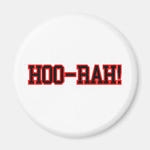 HOO RAH REFRIGERATOR MAGNETS
