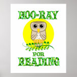 Hoo-Ray for Reading Poster