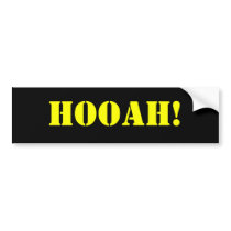 HOOAH! bumper stickers
