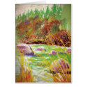 Hood River at Copper dam cards by FineArtDesigns Hood River at Copper dam cards