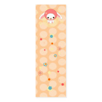 hooded bunny bookmark business cards