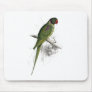 Hooded Parrakeet by Edward Lear Mousemats