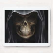 Hooded Skull - Grim Reaper Mousepad