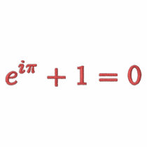Hoodie: Euler's identity, small, burnt orange embroidered shirts by dantopa Hoodie: Euler's identity, small, burnt orange embroidered shirts