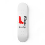 Hoodman "I Shoot Hipsters" White Custom Skateboard