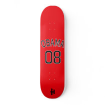 Hoodman "Obama 08" Red Skate Deck
