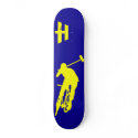 Hoodman "Polo" Blue Yellow skateboards by hoodman Hoodman "Polo" Blue Yellow skateboards