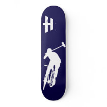 Hoodman "Polo" Navy Custom Skateboard