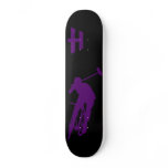 Hoodman "Polo" Purple Black Skateboard Deck
