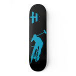 Hoodman "Polo" Turquoise Black Skateboard
