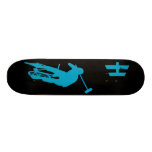 Hoodman "Polo" Turquoise Black Skateboard