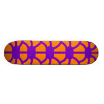Hoodman "Tortoise" Purple Orange Skate Board Deck