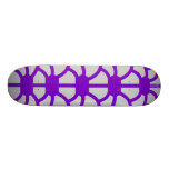 Hoodman "Tortoise" Purple Silver Skate Board Deck