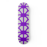 Hoodman "Tortoise" Purple Silver Skate Board Deck