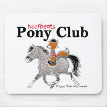 Hoofbeats Pony Club Dappled Grey Mousepad
