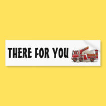 Hook and Ladder Fire Truck Bumper Sticker bumper stickers