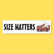 Hook and Ladder Fire Truck Bumper Sticker SM bumper stickers