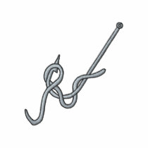 Hook and Worm embroidered shirts
