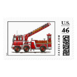 Hook & Ladder Fire Truck Stamps