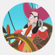 Hook Round Sticker