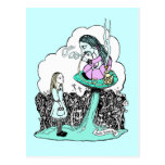 Hookah Smoking Caterpillar Postcard postcards
