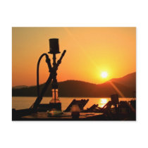 Hookah Sunset postcards