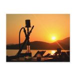 Hookah Sunset Postcard