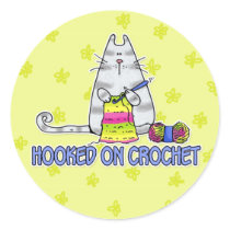 hooked on crochet stickers by cfkaatje hooked on crochet stickers