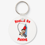Hooked On Fishing Keychain Hooked On Fishing Keychain