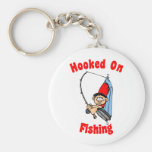 Hooked On Fishing Keychain