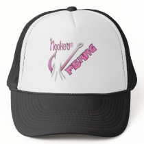 Hooked On Fishing Pink Hook Mesh Hats