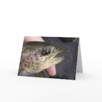 Hooked on fly fishing - Card