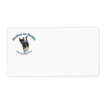Hooked on Houlas Dogs Custom Shipping Labels