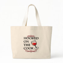 Hooked On The Cook Tote Bags