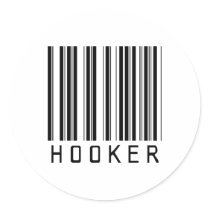 Hooker Bar Code stickers