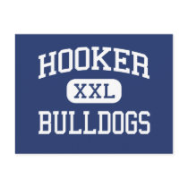 Hooker - Bulldogs - High School - Hooker Oklahoma postcards