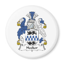 Hooker Family Crest magnets