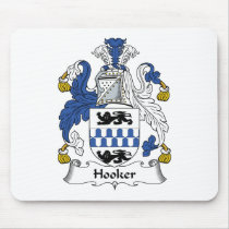 Hooker Family Crest mousepads