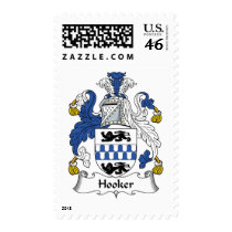 Hooker Family Crest Stamp