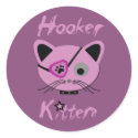 Hooker Kitten (eyepatch) stickers