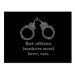 HOOKERS NEED LOVE TOO POST CARDS