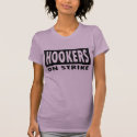 Hookers on strike t-shirts by bloclifeent Hookers on strike t-shirts