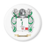 Hookins Coat of Arms (Family Crest) Fridge Magnet