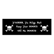 Hooks Off! Bookmark business cards by Renn_Fare Hooks Off! Bookmark business cards
