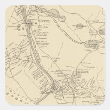 Hooksett, Merrimack Co Square Sticker
