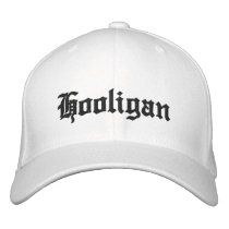Hooligan cap embroidered hat